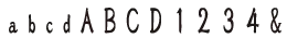 隷書体